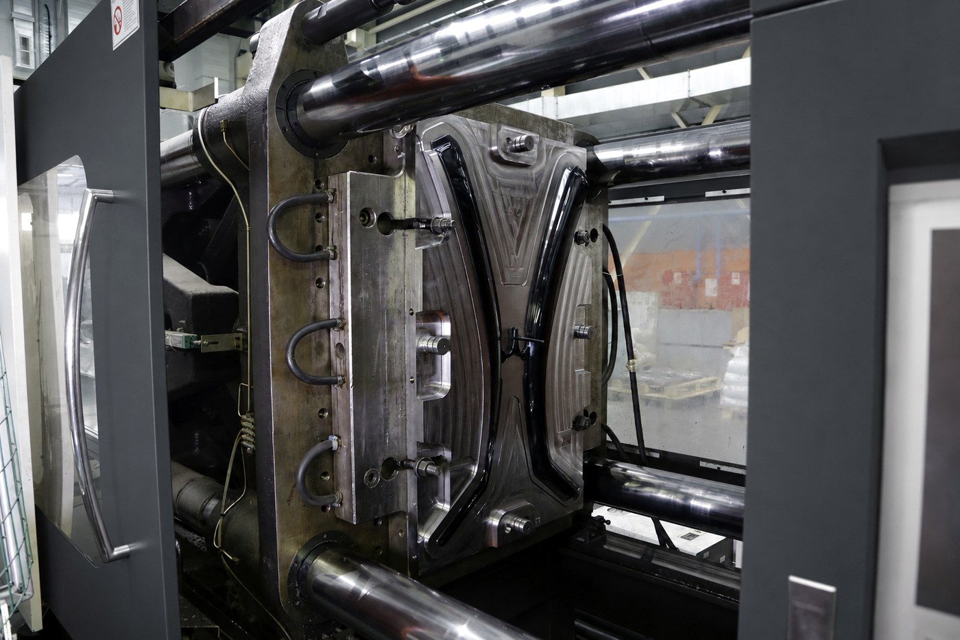 Injection mold used to produce Voron Glass deflectors